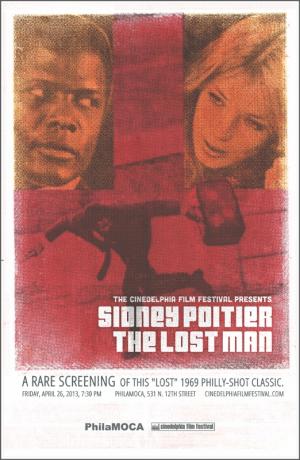 Rare screening of Sidney Poitier in The Lost Man | poster by Justin Miller / Haunt Love