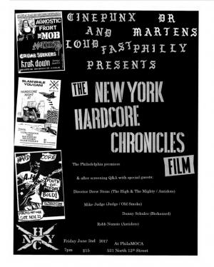 NYHC doc flyer