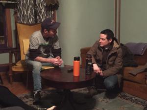 Chuck Meehan and Joseph. Photo by Doug Polgardy.