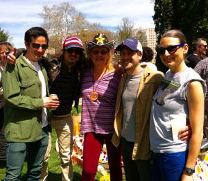 The Fiends plus Joseph, Bull, and Karen