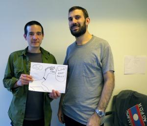 Sean Agnew of R5 Productions with Joseph A. Gervasi
