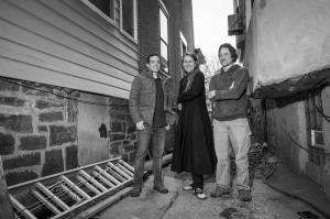 Cynthia Connolly with Joseph and Bull by Karen Kirchhoff