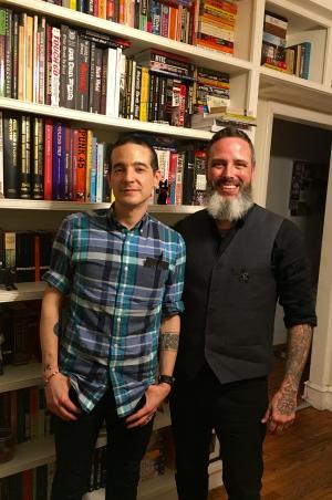 Nathan Gray, friend and Satan, and JAG, friend of cats