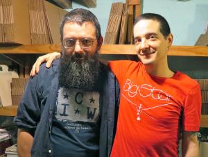 Portrait of Pete Tridish and Joseph A. Gervasi