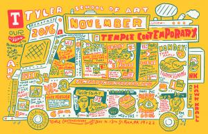 Tyler November 2016 calendar with L!F!P!