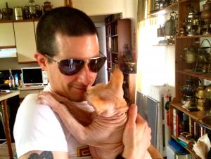 Jonesy the cat, familiar of Helen U., and me.