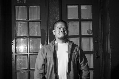 Sean Gustilo portrait by Karen Kirchhoff