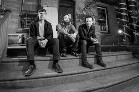 Portrait of Chris Fry, Bull Gervasi, and Joseph Gervasi of Cabbage Collective – Photograph by Karen Kirchhoff