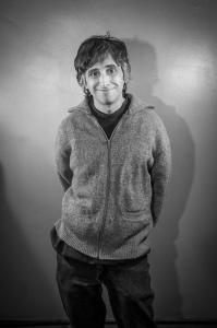 Portrait of Joe Genaro of The Dead Milkmen – Photograph by Karen Kirchhoff