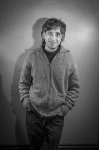 Portrait of Joe Genaro of The Dead Milkmen – Photograph by Karen Kirchhoff