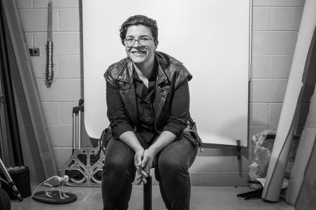 Portrait of Julia Factorial by Karen Kirchhoff