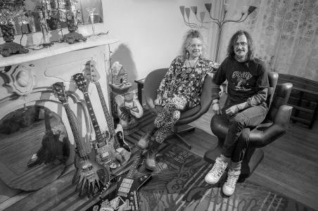 Portrait of Elizabeth and Allen Fiend of More Fiends – Photography by Karen Kirchhoff