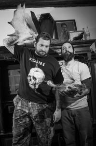 Portrait of Tony "Pointless" Croasdale and Bull Gervasi of R.A.M.B.O. – Photograph by Karen Kirchhoff