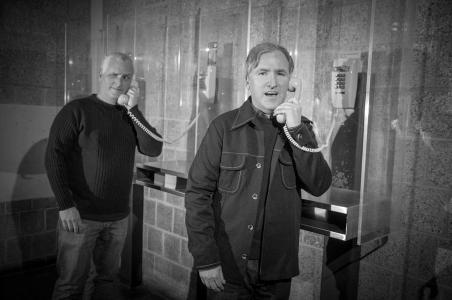 Portrait of Greg and Matt Mungan of Scram! Photograph by Karen Kirchhoff